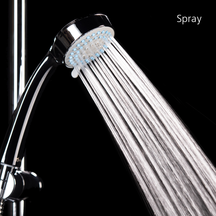 0403F76M18 Лейка для душа 3F D 76мм 040 Milardo Hand Shower  - Вид №4