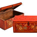 FUBR002 Красная лакированная китайская шкатулка ijlbrown  - Вид №11