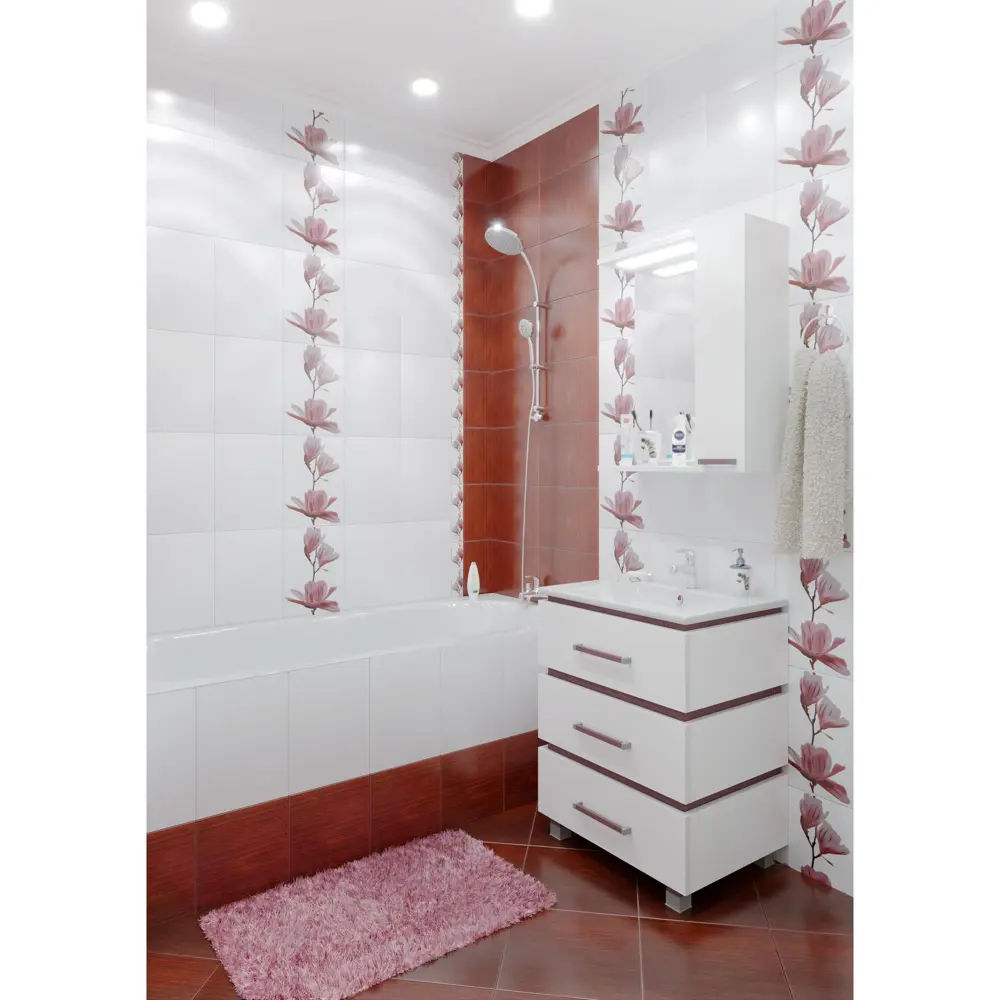 Тумба под раковину напольная Sanflor «Торонто» 60 см цвет светлое дерево STLM-2162208 - Вид №4