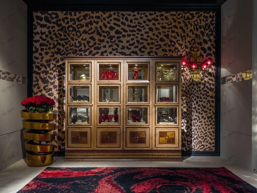 Carpanelli Витрина из лакированной древесины Quadrotti sun-id-1507056