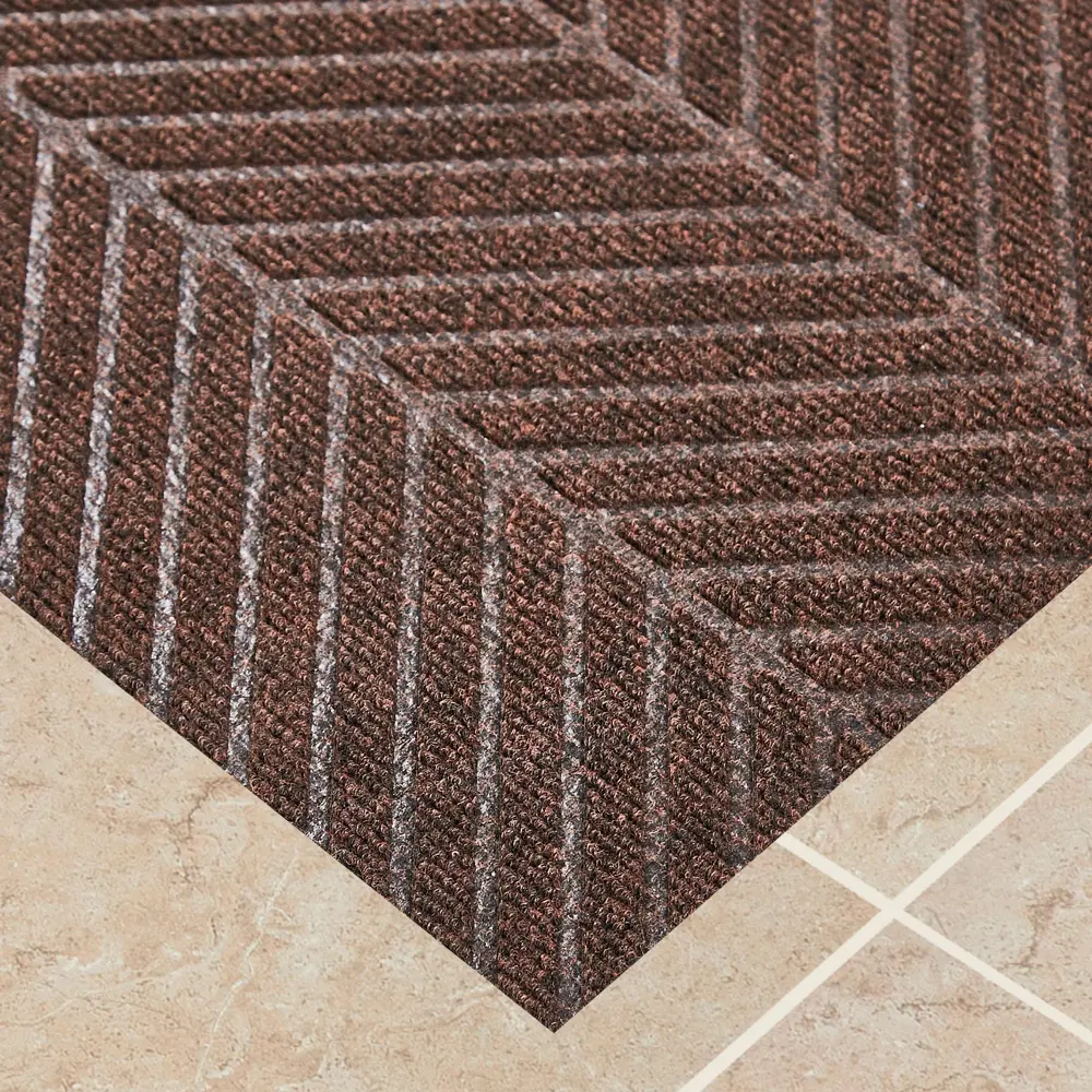Коврик Inspire придверный ПВХ Lavras 60x90 см цвет коричневый 85077920 STLM-2071617  - Вид №1