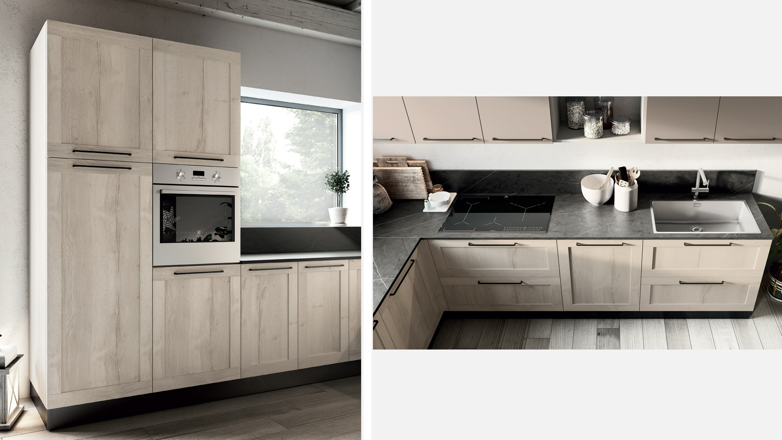 Easy 020  Кухонный гарнитур Ar-Due Colore matt  - Вид №1