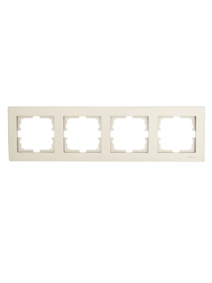 VESNA Рамка 4-ая горизонтальная без вст титан LEZARD 742-3700-149