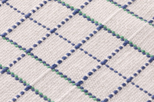 Прямоугольный ковер ручной работы из переработанного ПЭТ