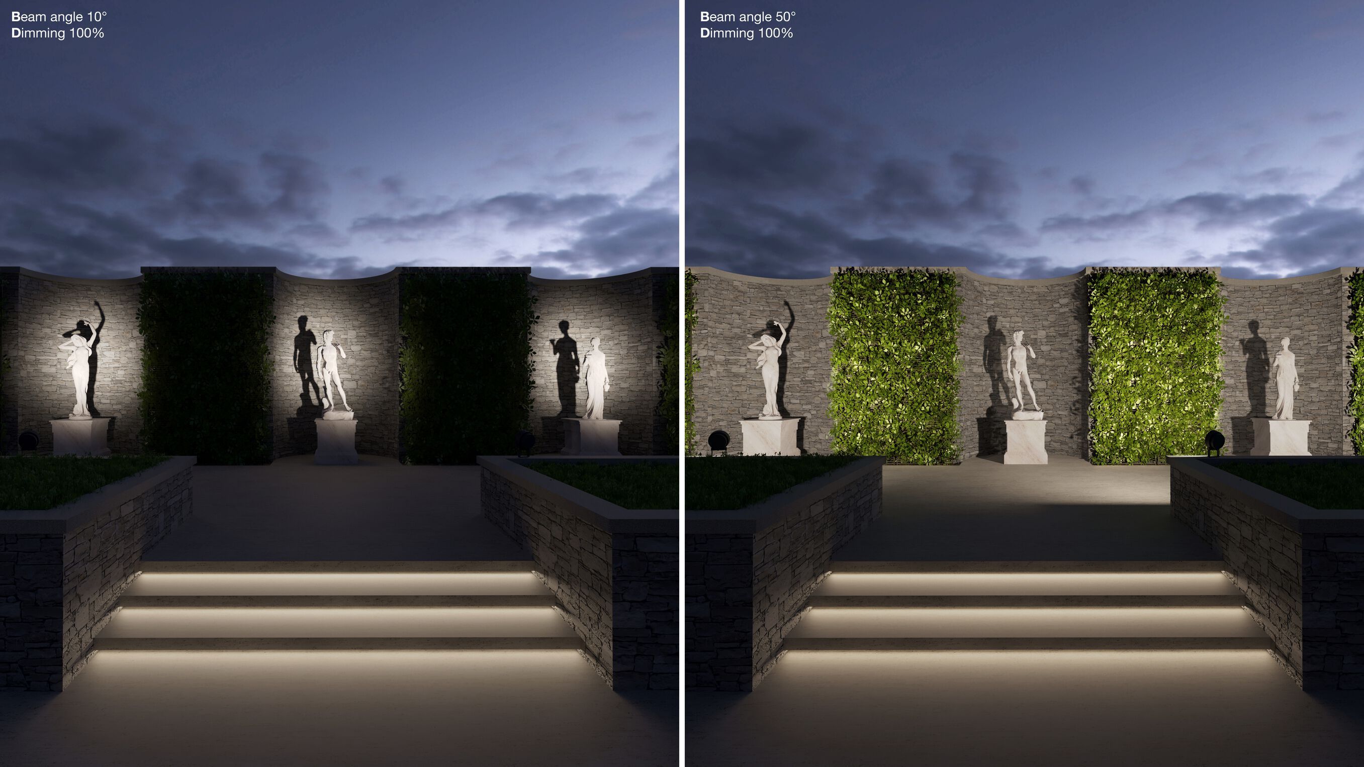 Литье под давлением алюминиевый светодиодный регулируемый наружный прожектор SIMES Pointer ARCH-00094307 - Вид №2