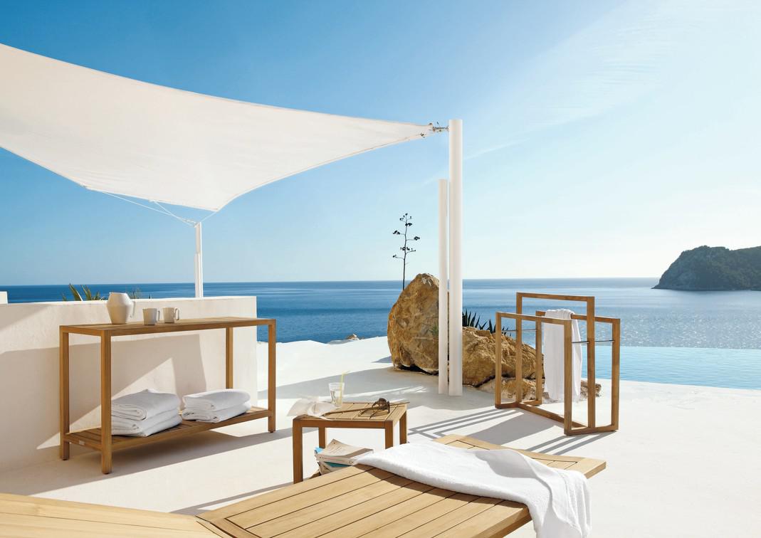 MNST114 Журнальные столики teak ⌀130см Manutti Siena - Вид №4