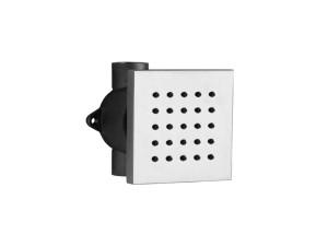 Хромированная латунная встраиваемая боковая насадка для душа