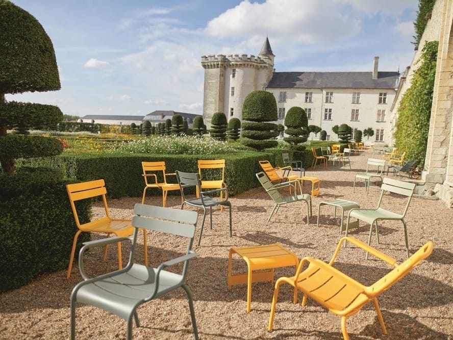 Алюминиевый штабелируемый садовый стул с подлокотниками In Stock Fermob ARCH-00004501 - Вид №1