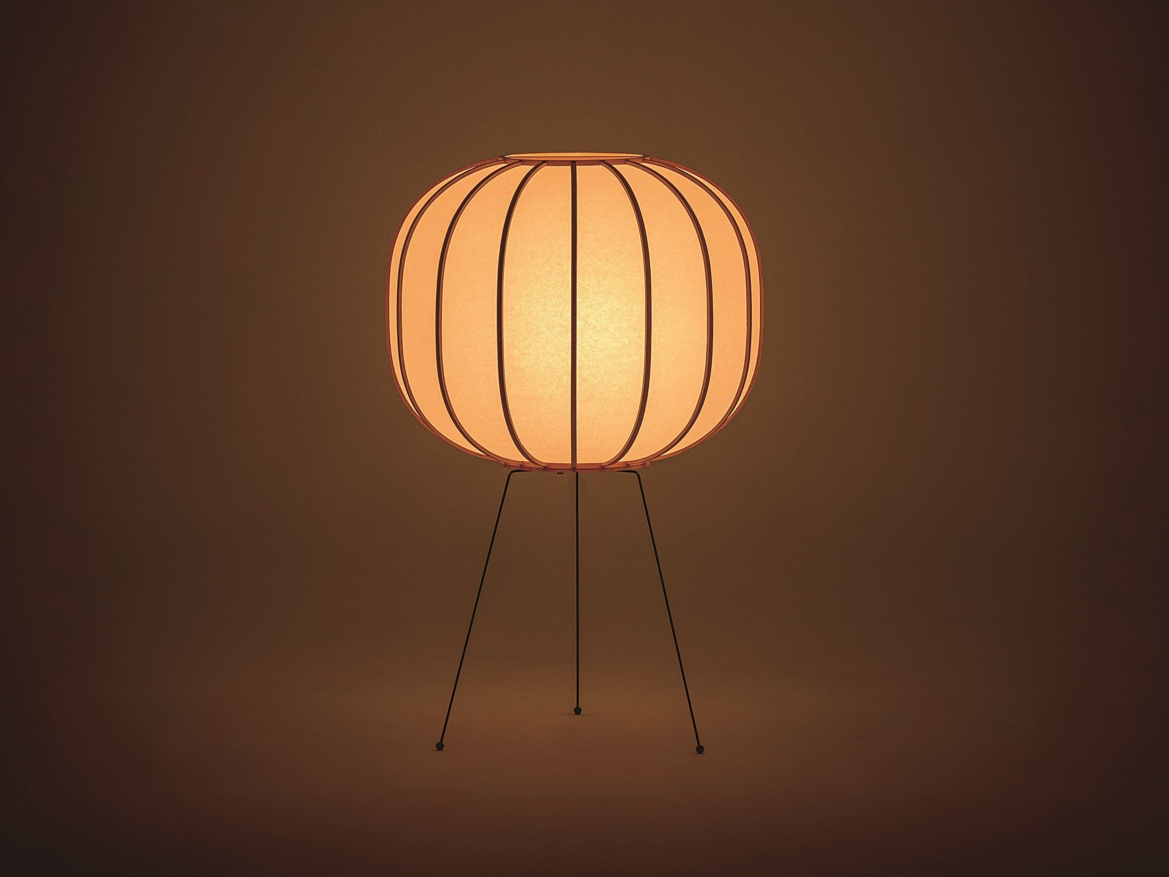 Торшер ручной работы из японской бумаги DE PADOVA Bombori ARCH-00060904 - Вид №2