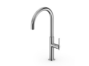 Однорычажный смеситель для кухни с поворотным изливом