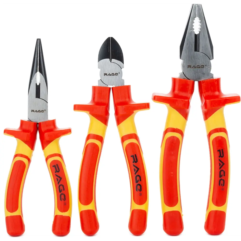 Профессиональный набор диэлектрического инструмента RAGE 9 предметов для электромонтажных работ 87481935 STLM-0074004 - Вид №1