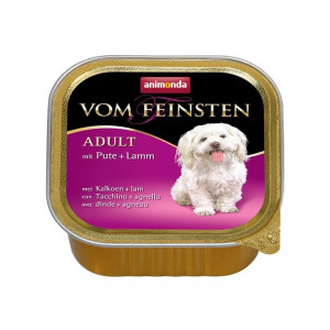 ПР0004586 Корм для собак Vom Feinsten Classic Индейка, ягненок конс. 150г Animonda