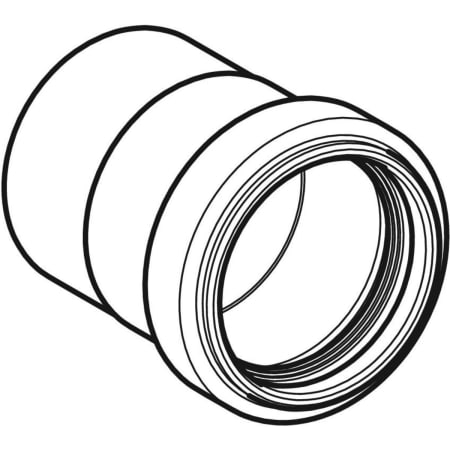 305.040.14.3 Соединительная муфта Geberit Silent-db20 переходная Geberit  - Вид №1