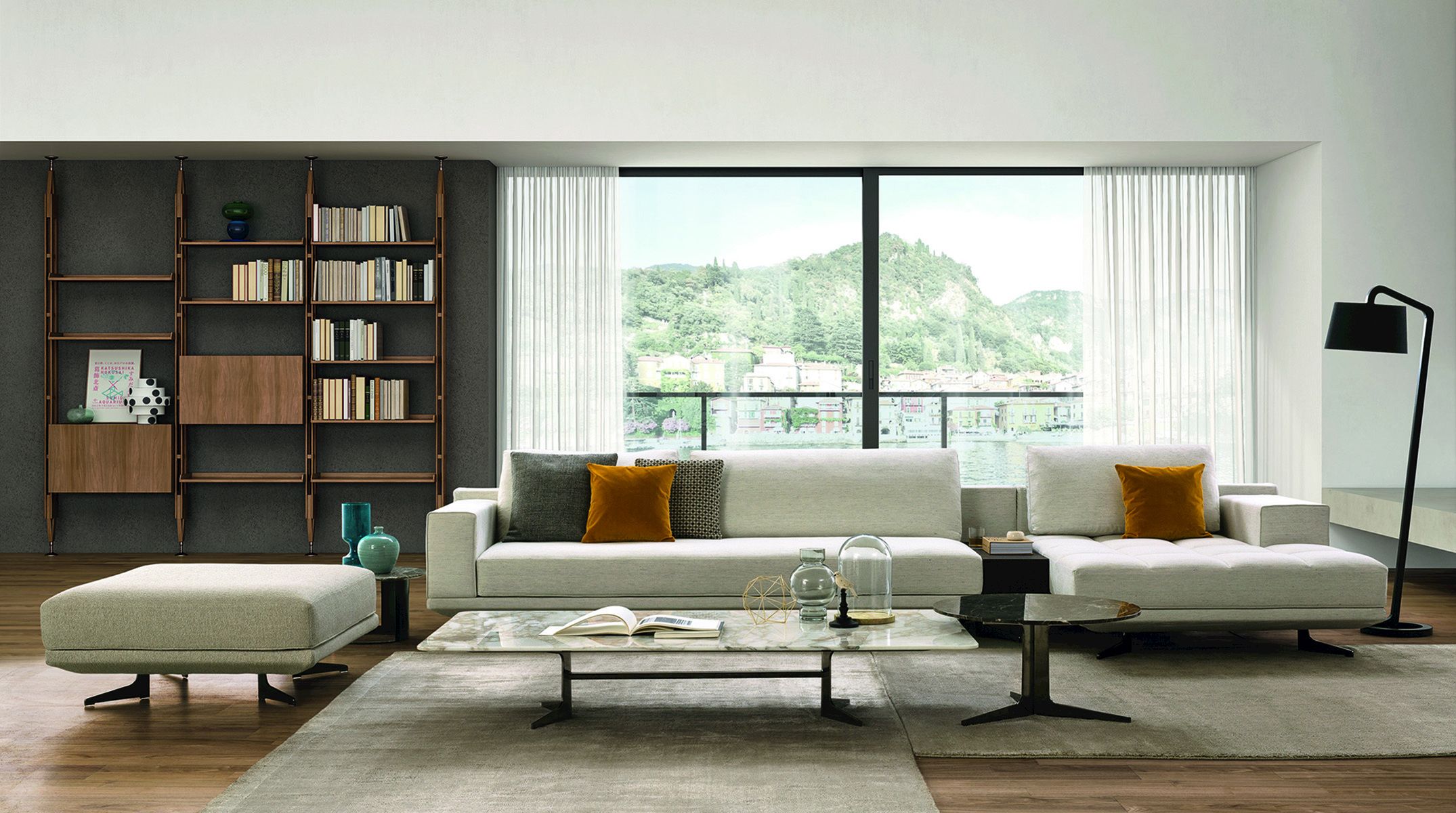 Угловой диван из ткани с полуостровом BODEMA Блейк ARCH-00066093 - Вид №2