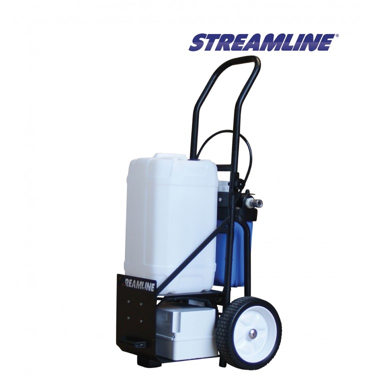 SF-TR25-072 STREAMLINE Оборудование для высотной мойки фасадов окон и витрин STREAMLINE-SF-TR25-072 бак 25 литров  - Вид №2