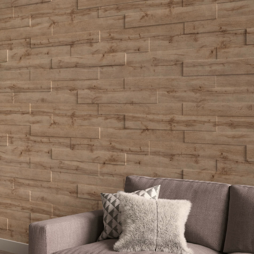 Панели МДФ Stella 3D Light Пекан (уп-1,13кв.м) STSR-38 - Вид №7