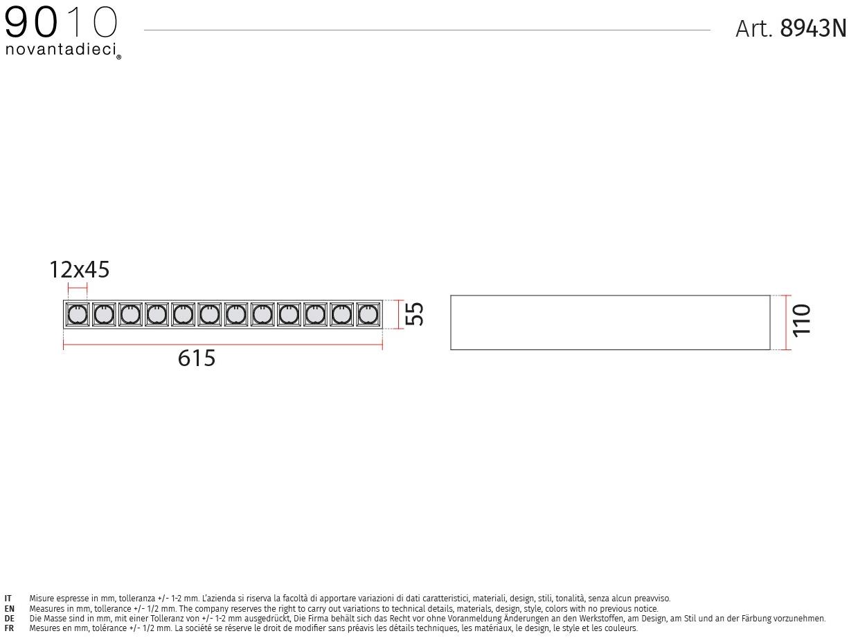 9010 novantadieci Многоточечный потолочный светильник из cristaly®  8943n  - Вид №1