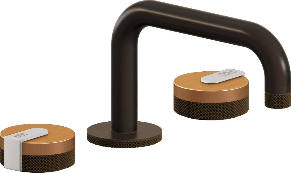 E-11510-R1BRG-L1WT-OB Смеситель для умывальника на 3 отвертия GRAFF MOD+