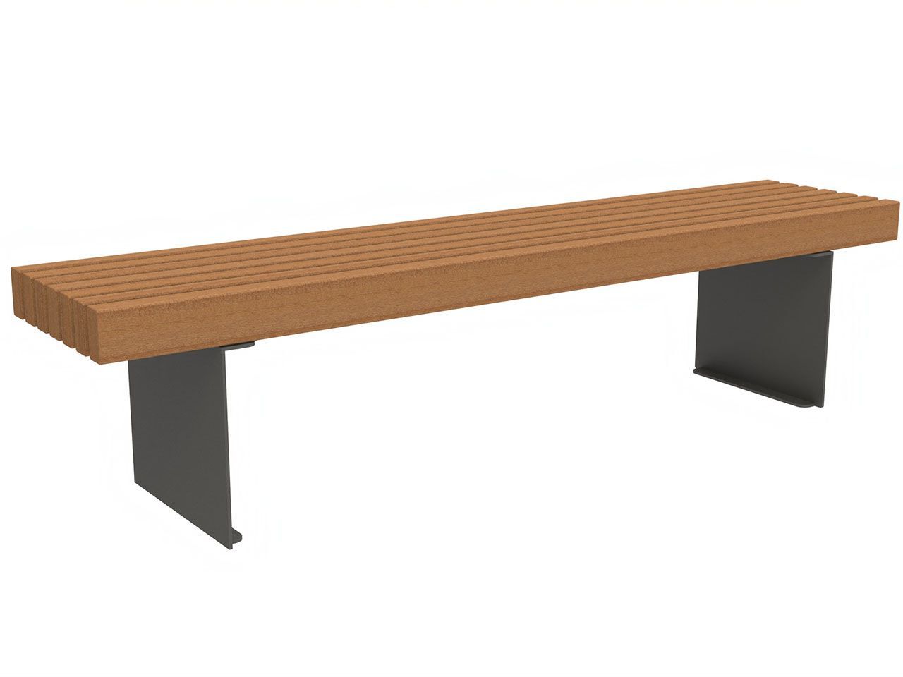 Скамья okumè без спинки Lazzari дольмен ARCH-00006528 - Вид №4