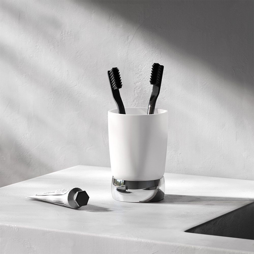 A3031300 Стеклянный стакан отдельностоящий хром шт AM.PM Sensation