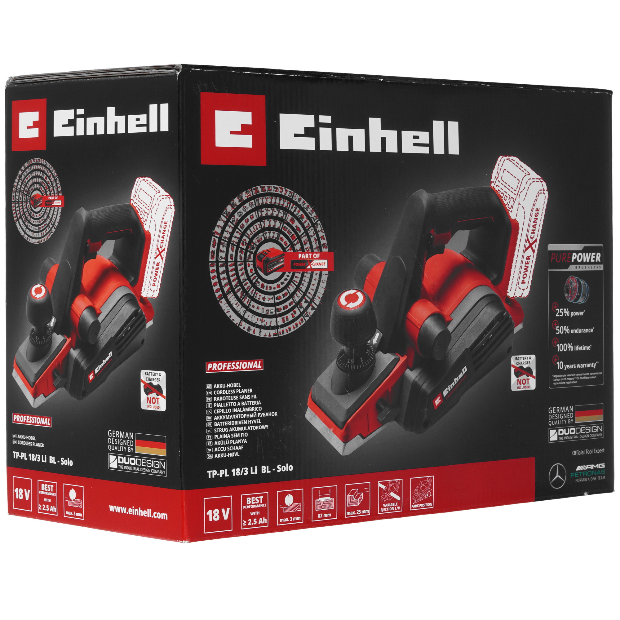 Электрорубанок Einhell PXC TP-PL 18/3 Li BL   , Без ЗУ 9167845 STDN-0045697 - Вид №9