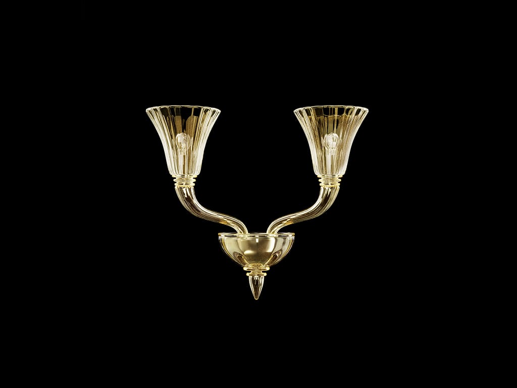 Венецианский Хрустальный настенный светильник Barovier&Toso Degas ARCH-00074251