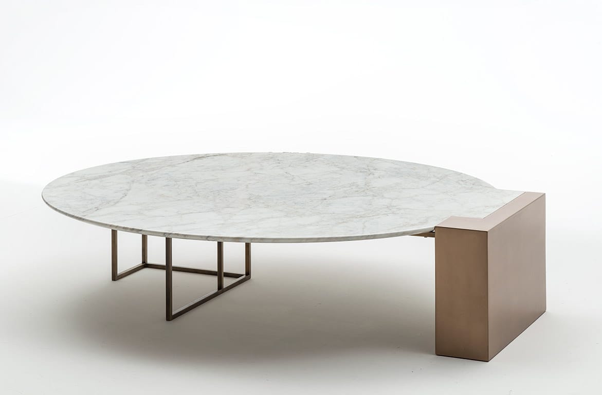 Мраморный низкий журнальный столик OAK Милан ARCH-00019779