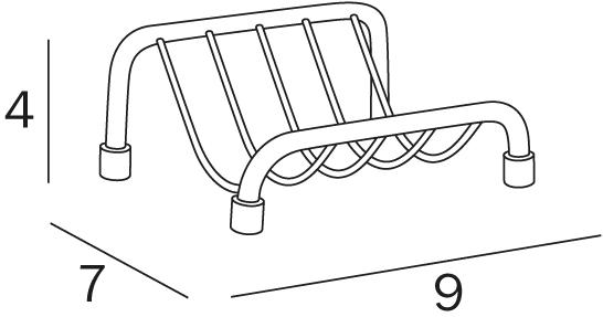 INDA® Мыльница на столешнице  A05090  - Вид №1