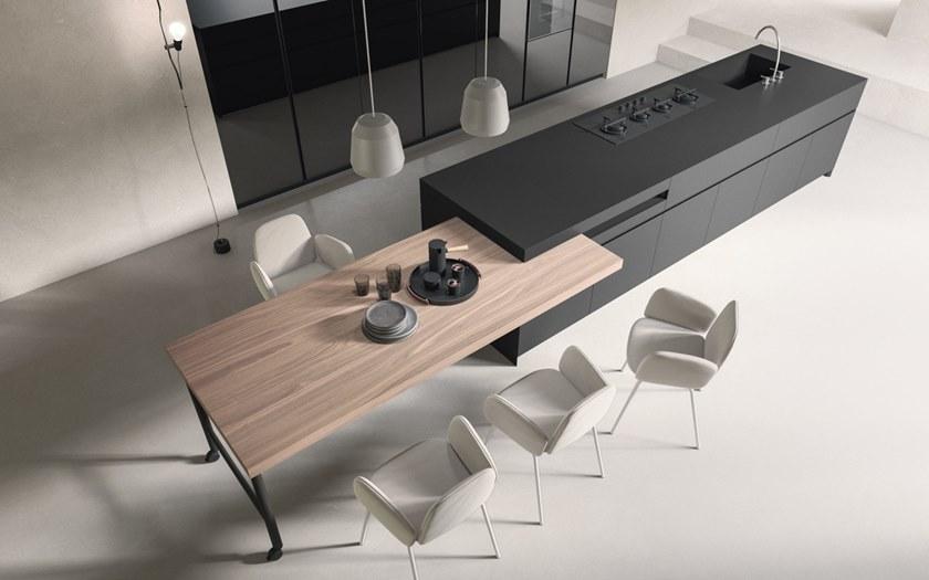 Alta Cucine Fenix-ntm® кухня с островом Sistema 22.2 sun-id-1495930 - Вид №2