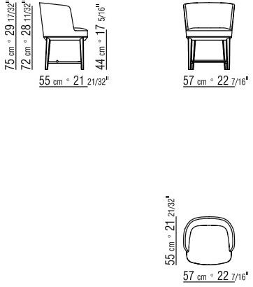 Flexform Стул с обивкой и подлокотниками sun-id-1505193 - Вид №6