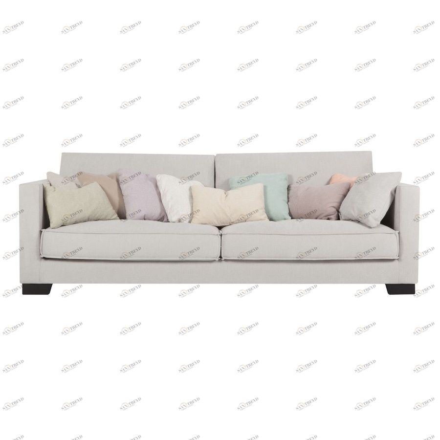 Диван Cloud, трехместный, светло-бежевый Sits S1136