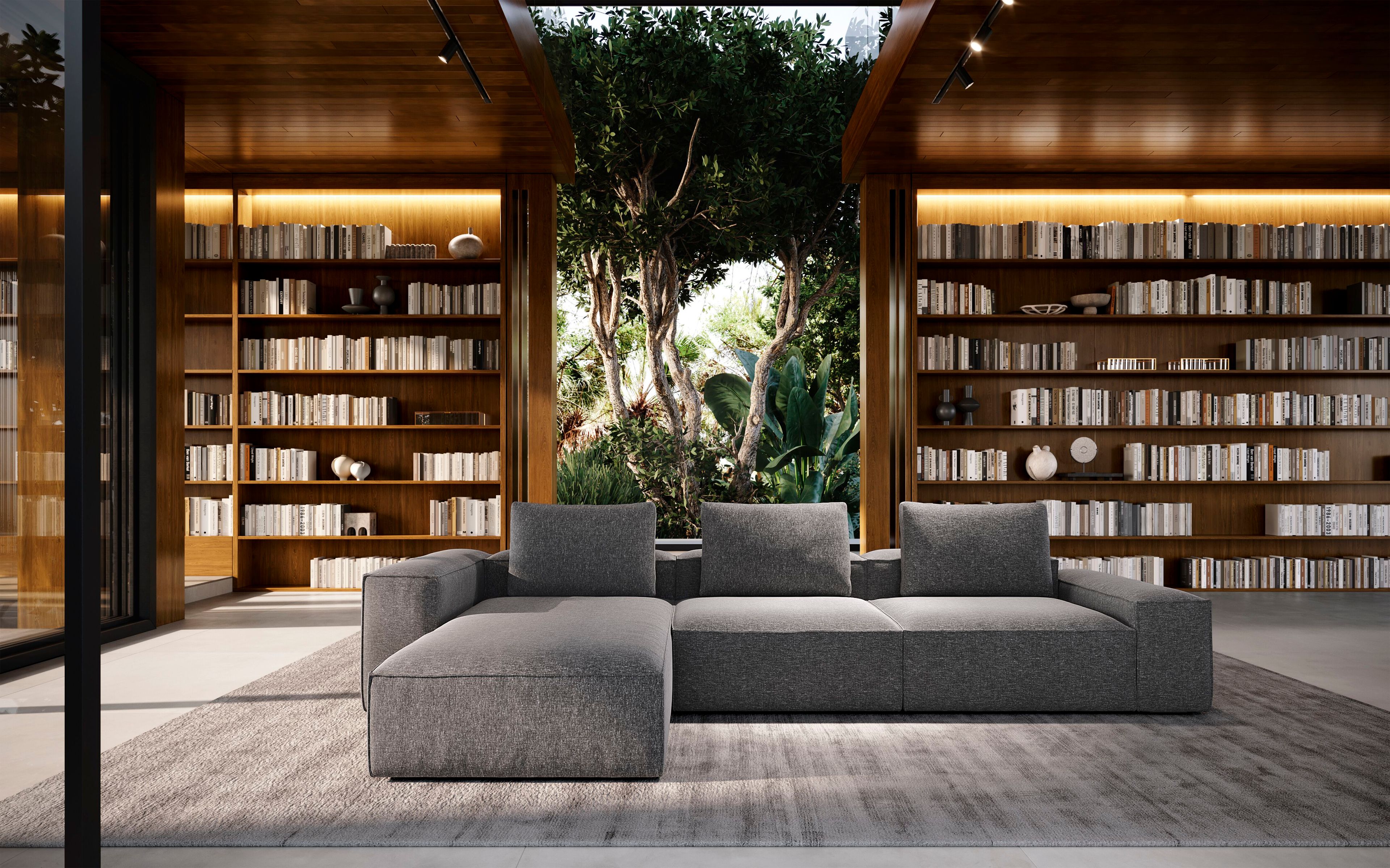 Секционный диван из ткани Felis Softliving ARCH-00129186 - Вид №6