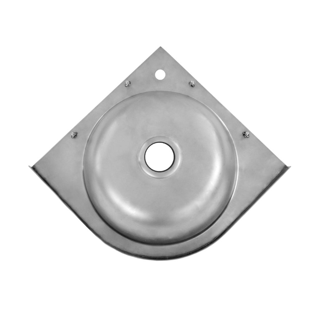 MF-141 Раковина угловая Public Steel  - Вид №1