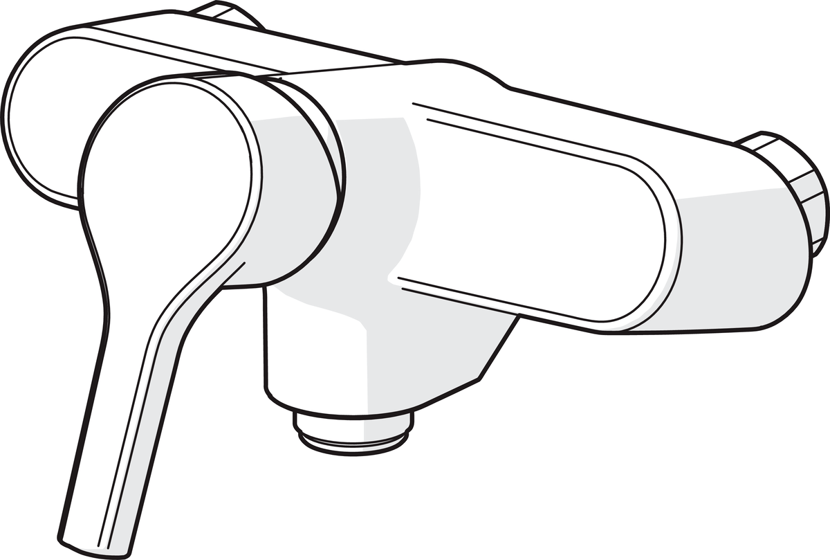 Oras 3970H Смеситель для душа 3970H Saga Style Хром  - Вид №2