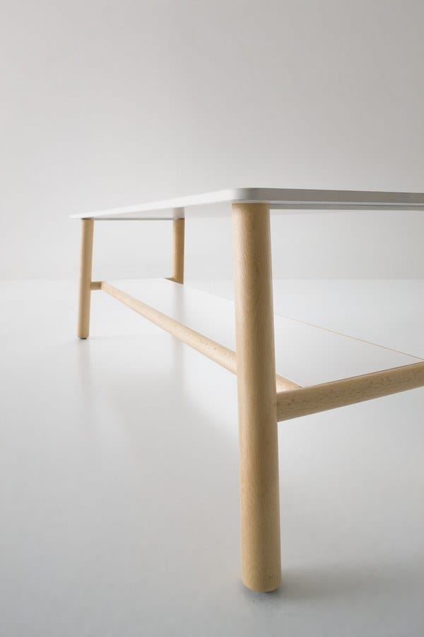 Низкий прямоугольный журнальный столик GABER WOODY ARCH-00128953 - Вид №2