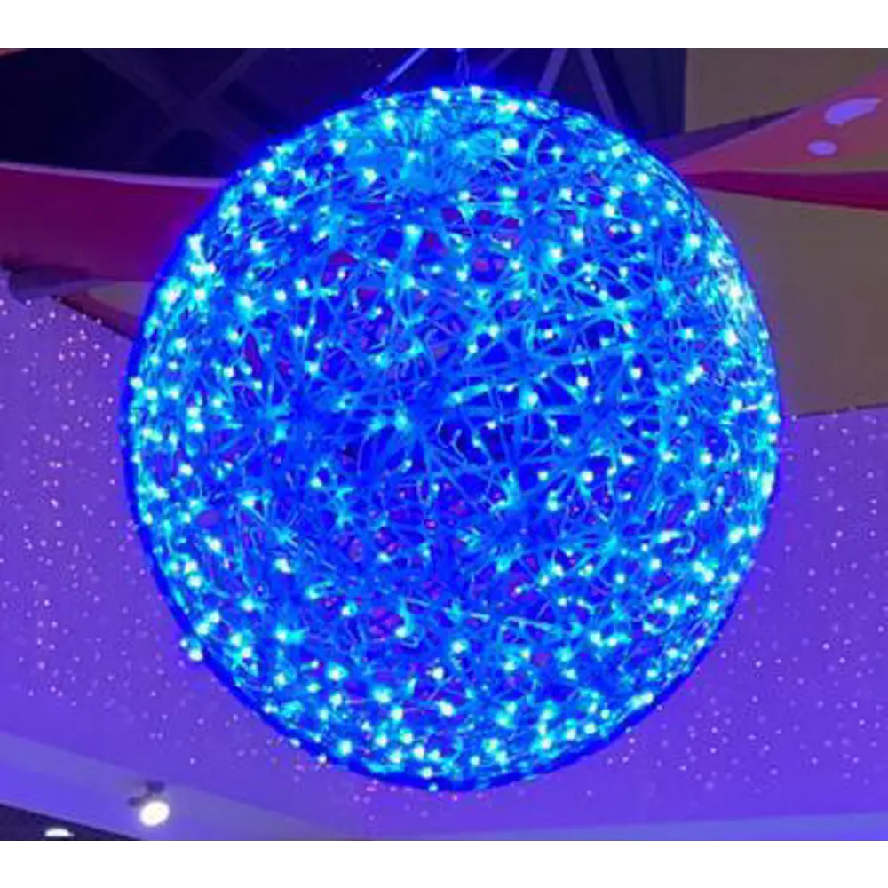 Электрическая светящиеся фигура Шар 100 LED 80x80x80 см теплый белый свет 86164040 STLM-2050154 AJURIO 
