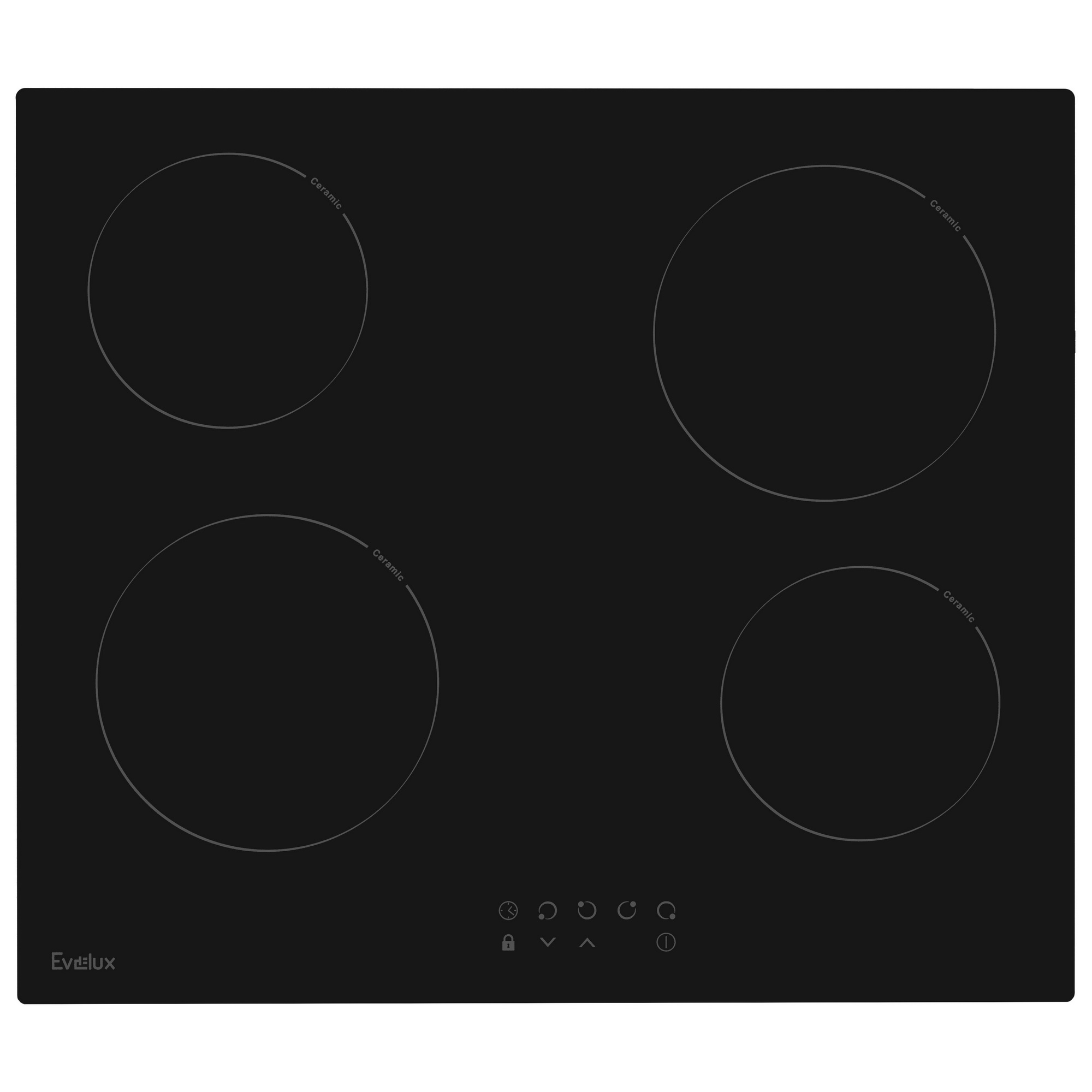 5371183 Электрическая варочная поверхность Evelux HEV 640 B STDN-0015640