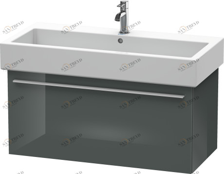 XL604503838 Тумбочка подвесная X-Large #XL6045 750 x 443 мм Доломитово-серый глянцевый лак Duravit