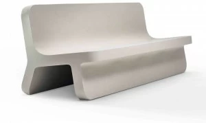 Cimento Скамья из cimento® со спинкой Torcello