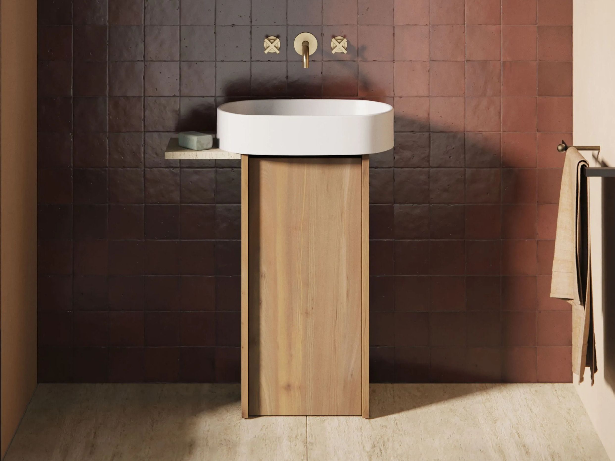 Консольный стол для умывальника Ex.T BEAM ARCH-00152504