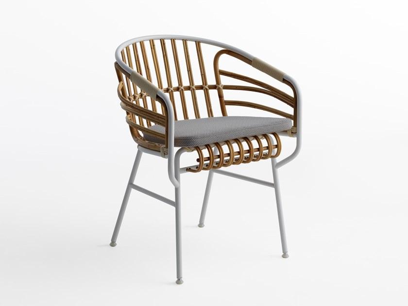 Casamania & Horm Стул из ротанга с подлокотниками Raphia sun-id-1439255 - Вид №1