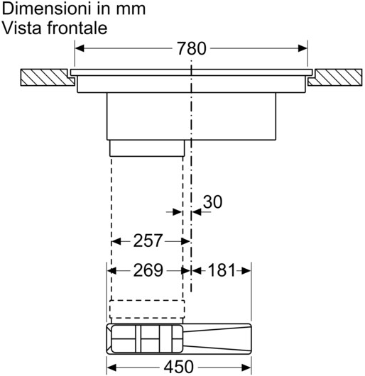 Siemens Встраиваемая индукционная плита со встроенной вытяжкой Iq700 Ex807lx67e  - Вид №9