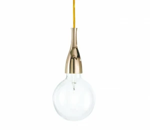 Подвесной светильник Ideal Lux Minimal SP1 Oro IDEAL LUX MINIMAL 071640 Золотой