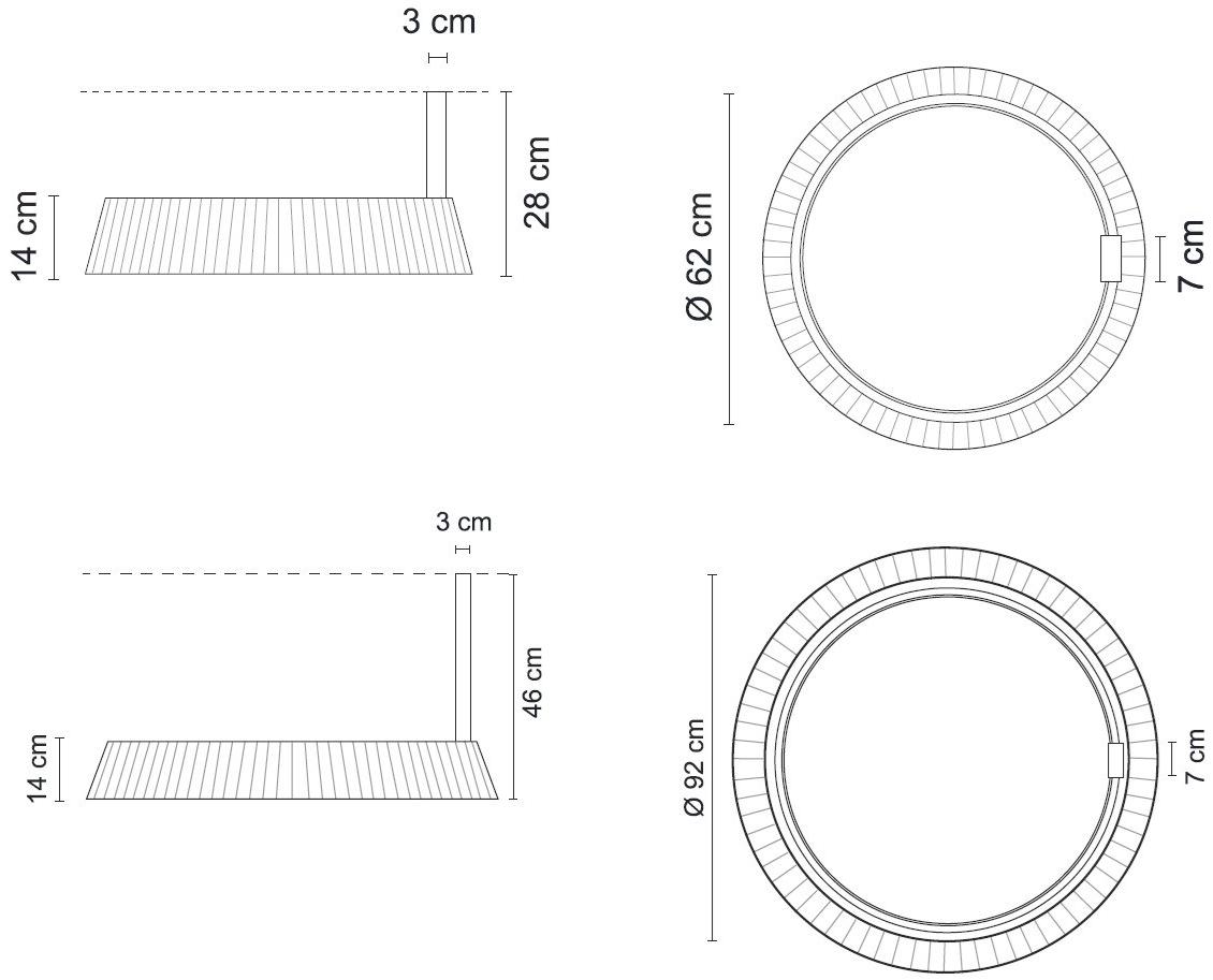 EGOLUCE Светодиодный потолочный светильник Charme 5610 / 5611 - Вид №1