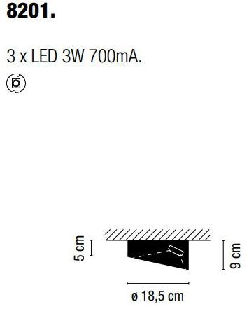 Vibia Регулируемый алюминиевый потолочный светильник Domo sun-id-1398829 - Вид №2