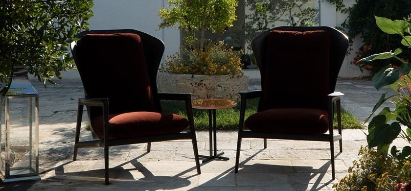 Natuzzi Кресло с подлокотниками с высокой спинкой sun-id-1415718 - Вид №2