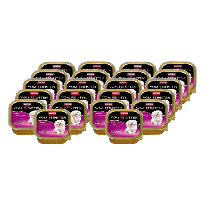 ПР0004586*22 Корм для собак Vom Feinsten Classic Индейка, ягненок конс. 150г (упаковка - 22 шт) Animonda 