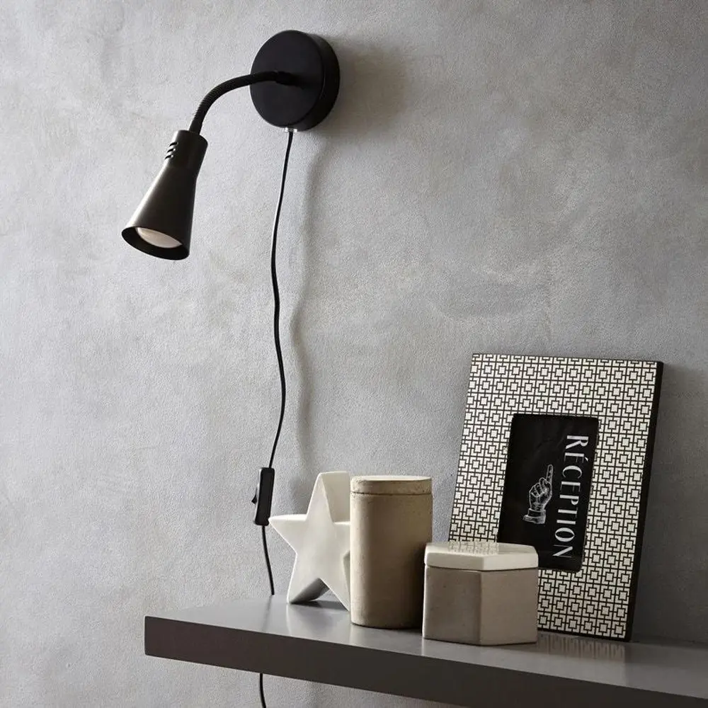 Светильник бра настенный KREAFORTA Kilkis цвет черный STLM-2086594 - Вид №1