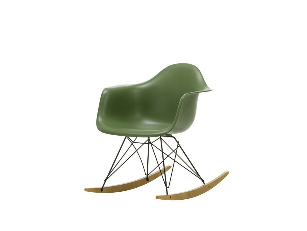 Мягкое тканевое кресло-качалка с подлокотниками VITRA Eames Plastic Chair ARCH-00023828 - Вид №212