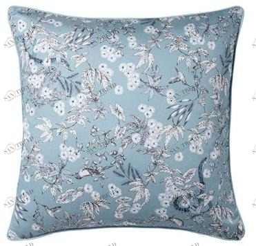 Alexandre Turpault Двусторонняя наволочка из хлопка с принтом и цветочными мотивами Le chant du monde sun-id-1373216